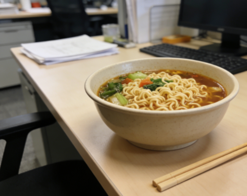 在教会办公室吃了一碗泡面，这就不属灵吗？