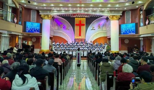 宝鸡基督教曙光堂举办为期两天的圣诞聚会