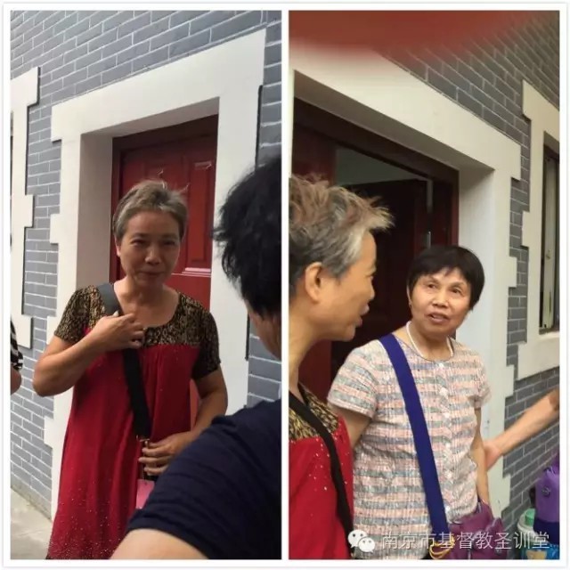 可疑人员在莫愁路堂附近迷惑信徒